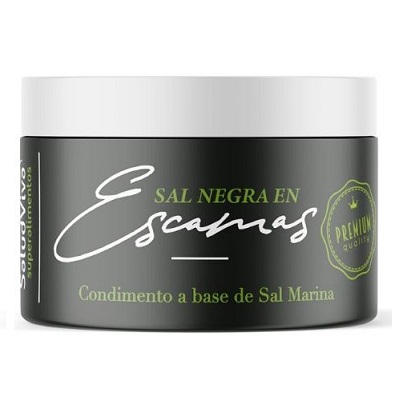 Sal negra en escamas - sin gluten- SALUD VIVA - 80g