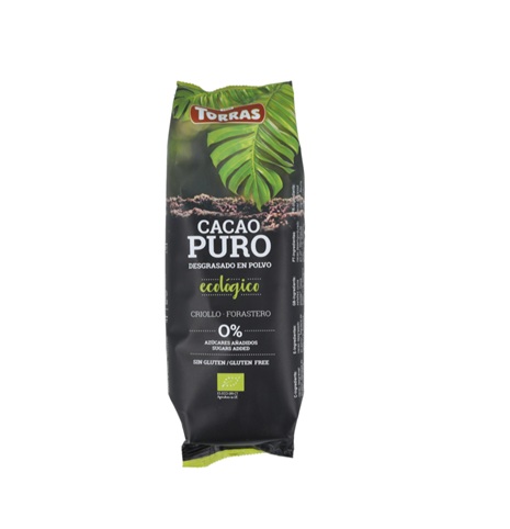 Cacao puro desgrasado en polvo - sin gluten - TORRAS 150g