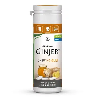 Chicles Ginjer Miel con Xylitol y Stevia - sin azúcar - LEMON FARMA - 30g