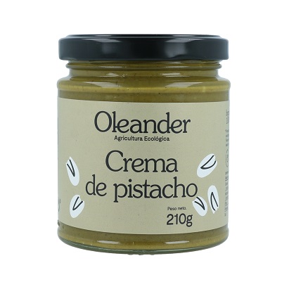 Crema de pistacho bio - sin gluten, vegana  - OLEANDER 210g