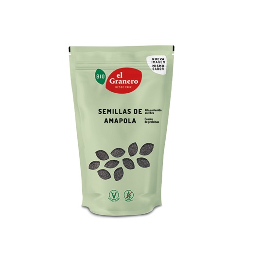 Semillas de amapola bio - sin gluten - EL GRANERO INTEGRAL 200g
