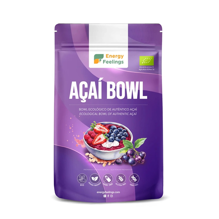 Acai bowl bio -sin gluten, sin azúcar- ENERGY FEELINGS 500g