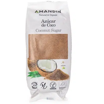Azúcar de Coco ecológico - sin gluten - AMANDIN 500g