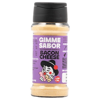 Sazonador vegano sabor bacon cheese – sin gluten – GIMME SABOR 55g
