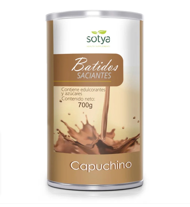 Batido saciante sabor capuchino - sin gluten - SOTYA 700G