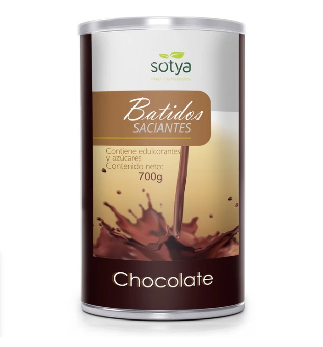 Batido saciante sabor chocolate - sin gluten - SOTYA 700G