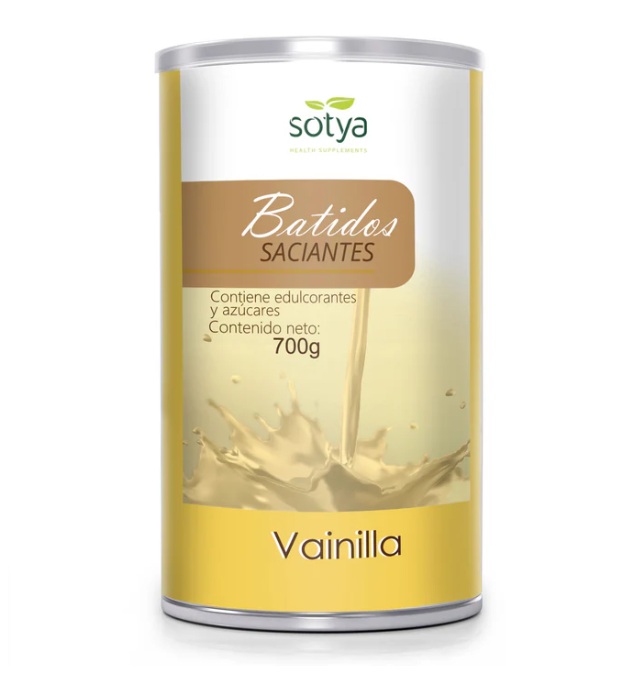Batido saciante sabor vainilla - sin gluten - SOTYA 700G