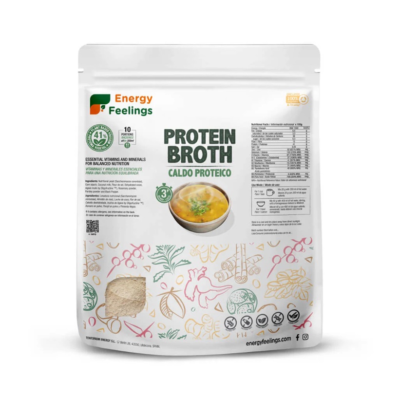 Caldo proteico  Magic Broth XL - sin gluten - ENERGY FEELINGS 500g