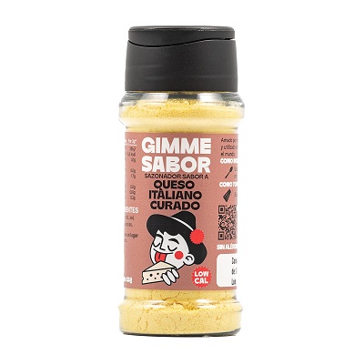 Sazonador vegano sabor queso italiano curado – sin gluten – GIMME SABOR 55g