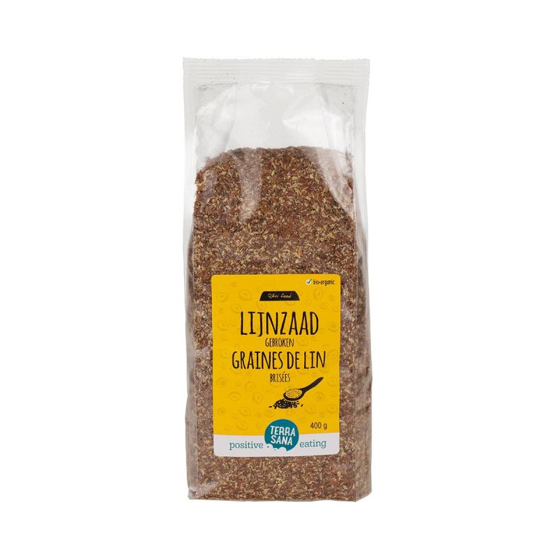 Lino Marrón triturado Raw- sin gluten- TERRASANA 200g