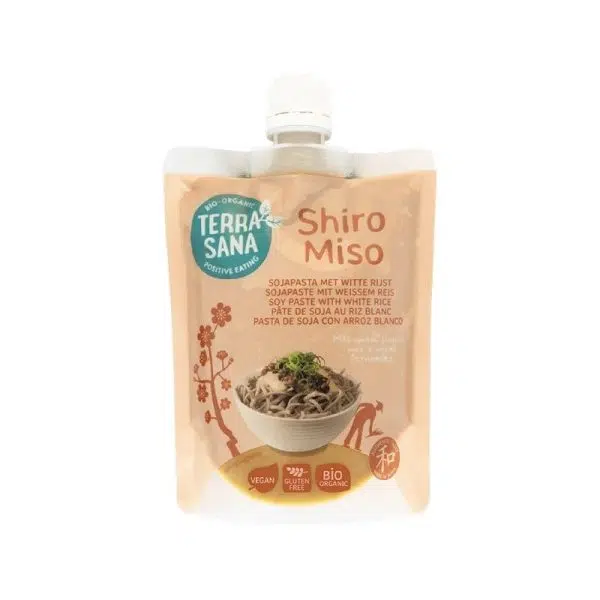 Miso Shiro dulce con arroz blanco bio - sin gluten - TERRASANA 250g