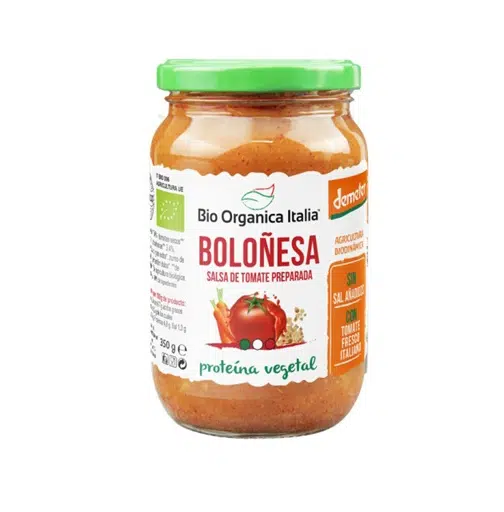 Salsa de Tomate Boloñesa Vegana Bio - sin gluten - BIO ORGANICA ITALIA 350 ml