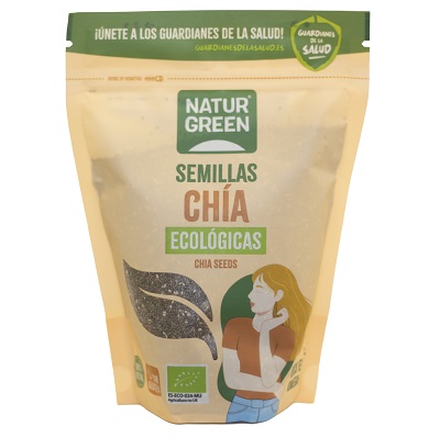 Semillas de chia ecológicas - sin gluten - NATURGREEN 200g