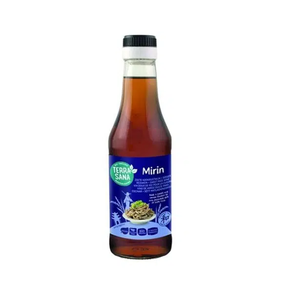 Mirin - Vino de arroz para cocinar ecológico - sin gluten - TERRASANA 250ml