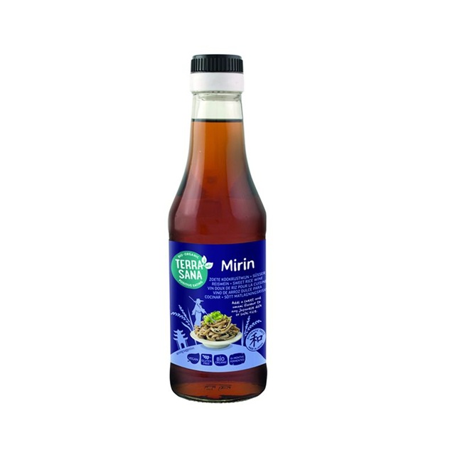 Mirin - Vino de arroz para cocinar ecológico - sin gluten - TERRASANA 250ml