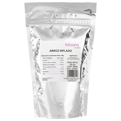 Arroz inflado - sin gluten- MOARA 250g