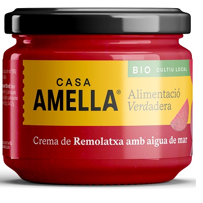 Bowl  Crema de remolacha con agua de mar Bio - sin gluten - CASA AMELLA 260ml