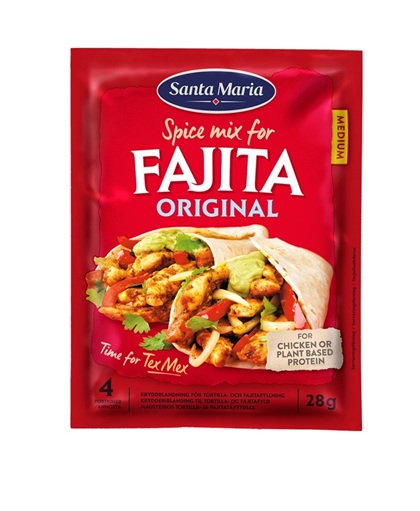 Sazonador Mix para Fajita  - sin gluten - SANTA MARIA 28g