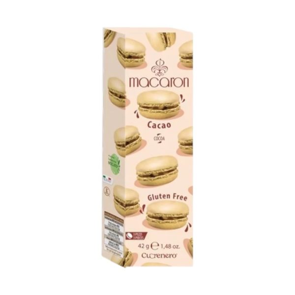 Macaron Cacao - sin gluten - CUORENERO 42g
