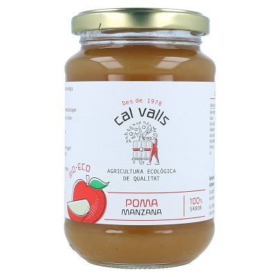 Crema de manzana con agave bio - sin gluten - CAL VALLS 375g