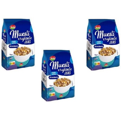 PACK AHORRO 3 Muesli crujiente Zero 350g – sin gluten , sin azucar – ESGIR