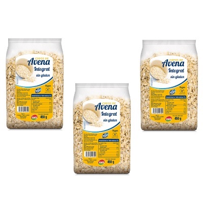 PACK AHORRO 3 Copos de Avena Finos 450g - sin gluten - ESGIR