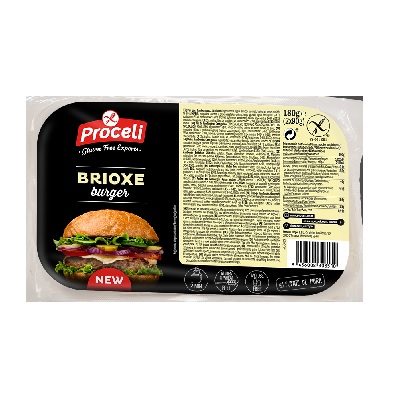 Pan de hamburguesa Brioche - sin gluten, sin lactosa - PROCELI 180g