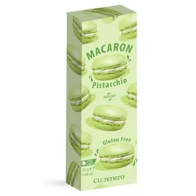 Macaron Pistacho - sin gluten - CUORENERO 42g