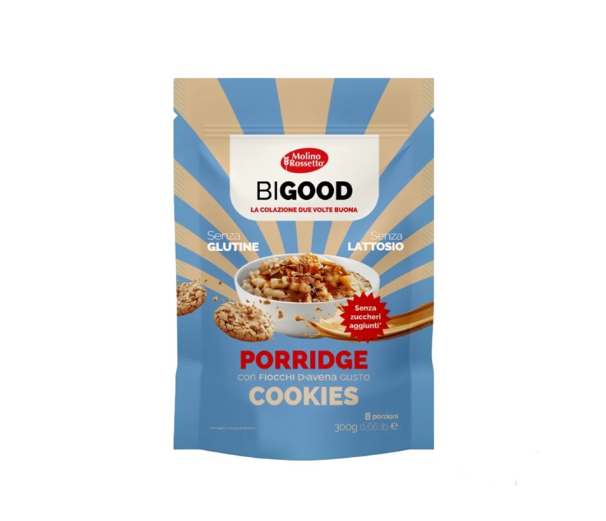 Porridge de cookies - sin gluten - MOLINO ROSETTO 300g