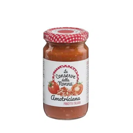 Salsa de Tomate Amatriciana - sin gluten - LE CONSERVE DELLA NONNA 190g