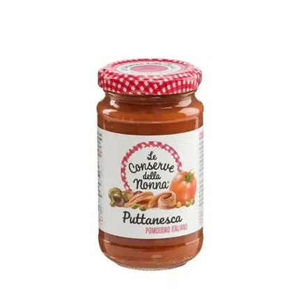 Salsa de Tomate Puttanesca - sin gluten - LE CONSERVE DELLA NONNA 190g