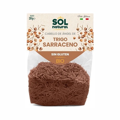 Cabello de ángel de trigo sarraceno - sin gluten, ecológica - SOL NATURAL 250g