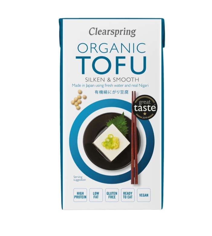 Tofu Sedoso Japonés - sin gluten, bio - CLEARSPRING 300g