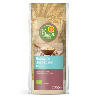 Harina de garbanzo - sin gluten, bio - BIOVITAGRAL 350g