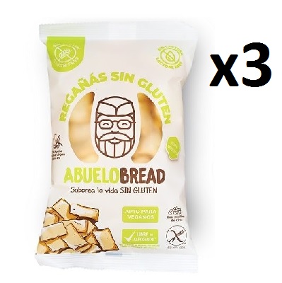 PACK AHORRO 3 Regañá -sin gluten- ABUELO BREAD 100g
