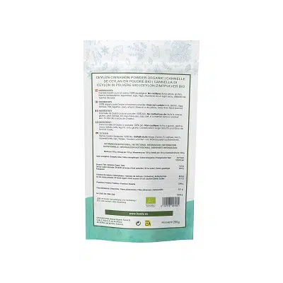 Canela Ceylan en polvo ecológica - sin gluten - MOARA 100g 3 Canela Ceylan en polvo ecológica - sin gluten - MOARA 100g - Imagen 3