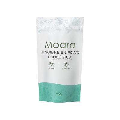 Jengibre en polvo ecológico - sin gluten - MOARA 200g