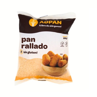 Pan rallado - sin gluten, sin alérgenos- ADPAN 200gr 1 Pan rallado - sin gluten, sin alérgenos- ADPAN 200gr