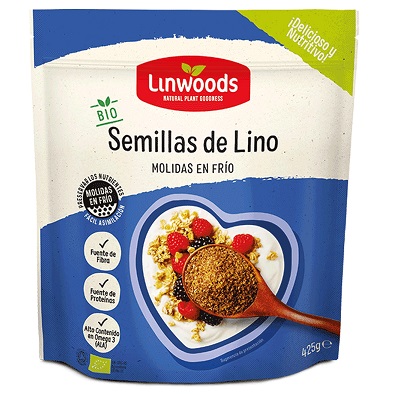 Semillas Lino Molido - sin gluten - LINWOODS 425g - SUMMER FEST 🏖️ 1 Semillas Lino Molido - sin gluten - LINWOODS 425g - SUMMER FEST 🏖️
