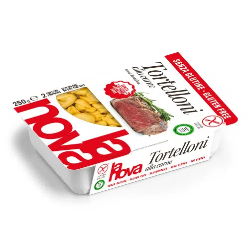 Tortelloni a la carne – sin gluten, sin lactosa  – LA NOVA 250g