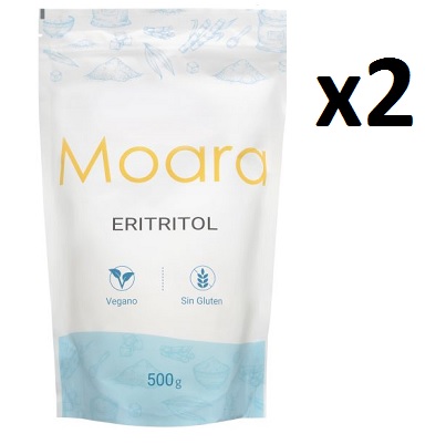PACK AHORRO 2X Eritritol - sin gluten - MOARA 500g 1 PACK AHORRO 2X Eritritol - sin gluten - MOARA 500g