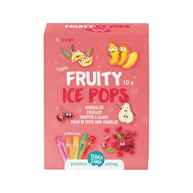 Polos para congelar - Fuity ice pops bio - sin gluten TERRASANA - SUMMER FEST 🏖️ 1 Polos para congelar - Fuity ice pops bio - sin gluten TERRASANA - SUMMER FEST 🏖️