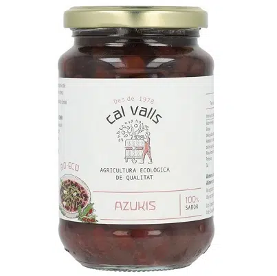 Azuki Cocida bio-sin gluten - CAL VALLS 250g  🔴 NOVEDAD 🔴