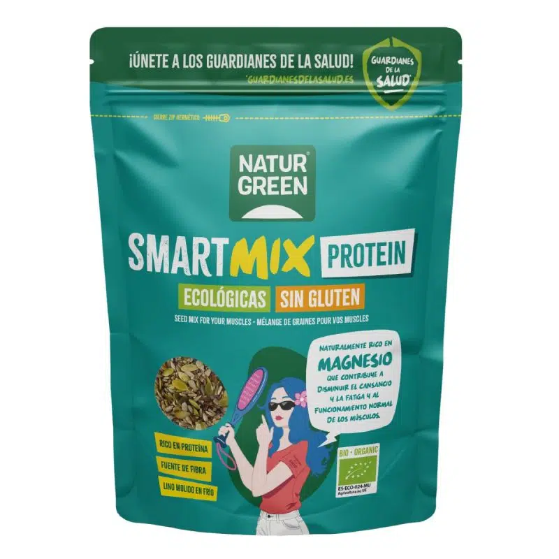 SmartMix Protein - sin gluten, bio - NATURGREEN 175g - 🔴 NOVEDAD 🔴