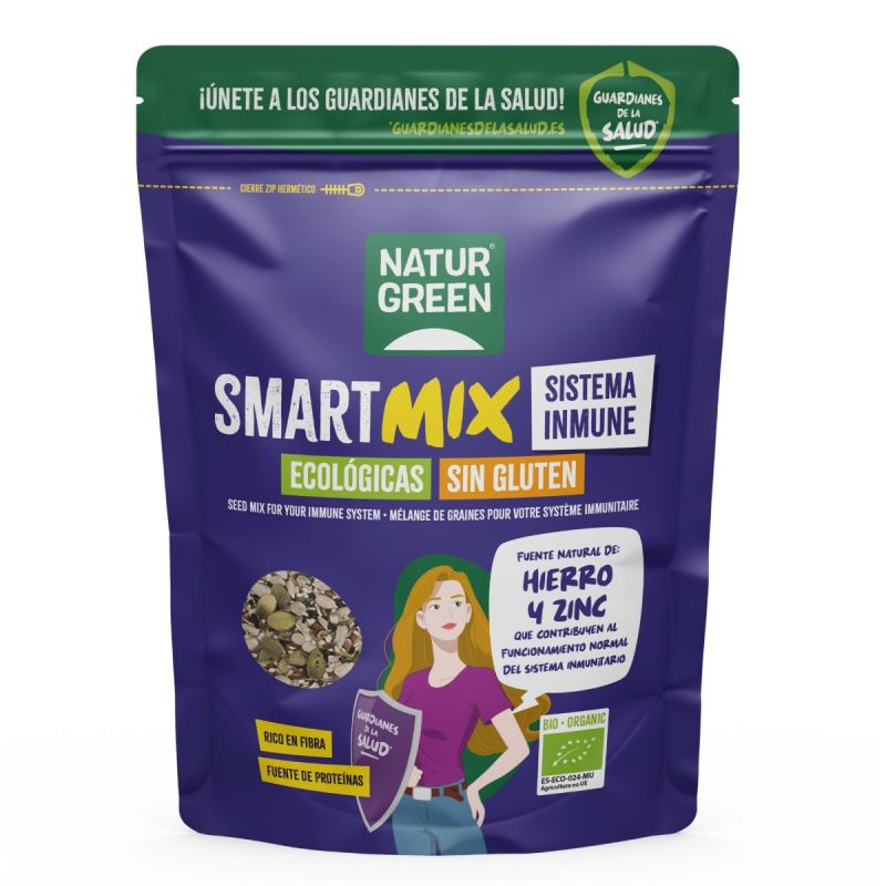 SmartMix Sistema Inmune - sin gluten, bio - NATURGREEN 175g 🔴 NOVEDAD 🔴 1 SmartMix Sistema Inmune - sin gluten, bio - NATURGREEN 175g 🔴 NOVEDAD 🔴
