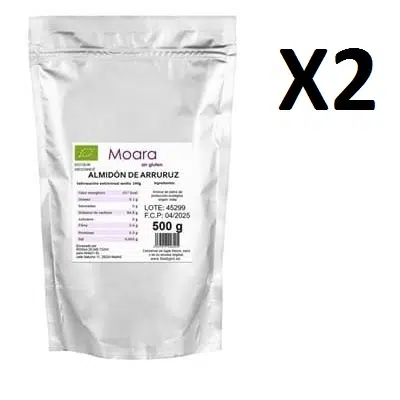 PACK AHORRO 2 X Raiz de Arrow Root Arrurruz en polvo -sin gluten, ecológico- MOARA 500g - HOLA SEPTIEMBRE 🌿