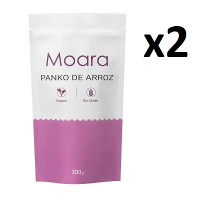 PACK AHORRO 2 X Panko de arroz estilo japonés- sin gluten- MOARA 200g - HOLA SEPTIEMBRE 🌿