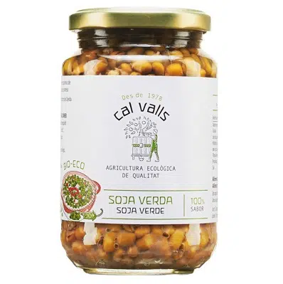 Soja verde cocida bio - sin gluten - CAL VALLS 250g  🔴 NOVEDAD 🔴