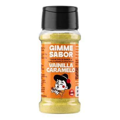 Toque dulce Vainilla Caramelo – sin gluten – GIMME SABOR 50g 1 Toque dulce Vainilla Caramelo – sin gluten – GIMME SABOR 50g