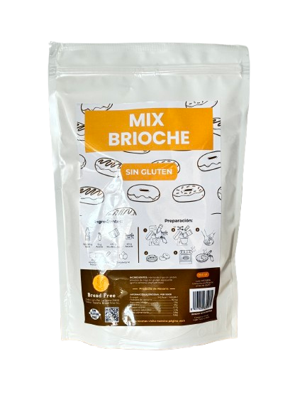 Mix Brioche con PURA harina de trigo tratada - sin gluten - 850g 🔴 NOVEDAD 🔴 1 Mix Brioche con PURA harina de trigo tratada - sin gluten - 850g 🔴 NOVEDAD 🔴